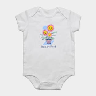 Plants are Friends! Baby Bodysuit